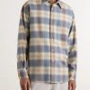 Checked Wool-Poplin Shirt - FR Checked Wool-Poplin Shirt - FR