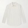 Striped Wool-Poplin Shirt