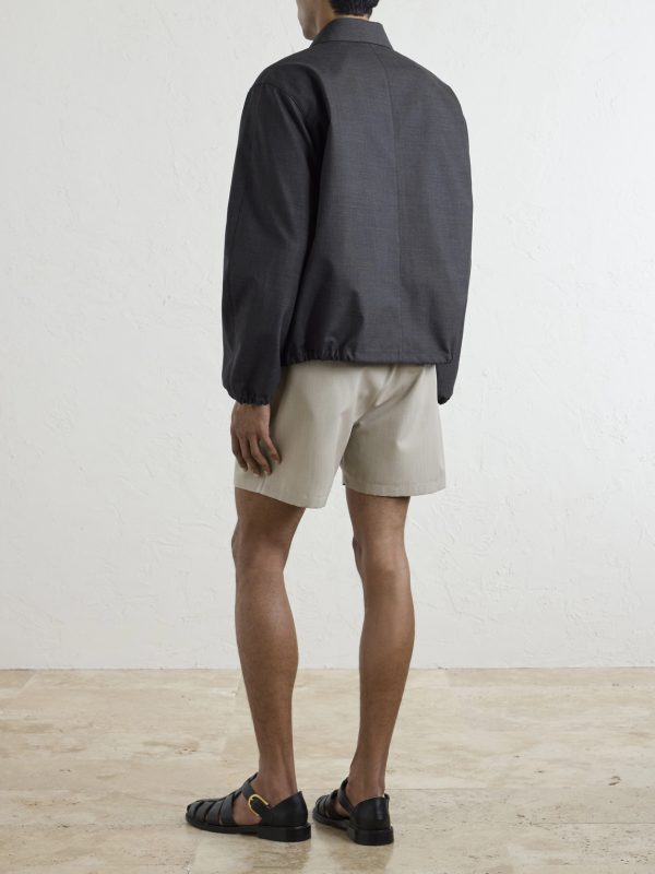 Wool Blouson Jacket - BK Wool Blouson Jacket - BK