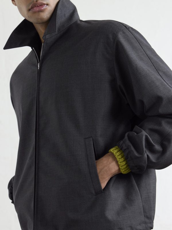 Wool Blouson Jacket - CU Wool Blouson Jacket - CU
