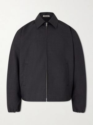 Wool Blouson Jacket Wool Blouson Jacket