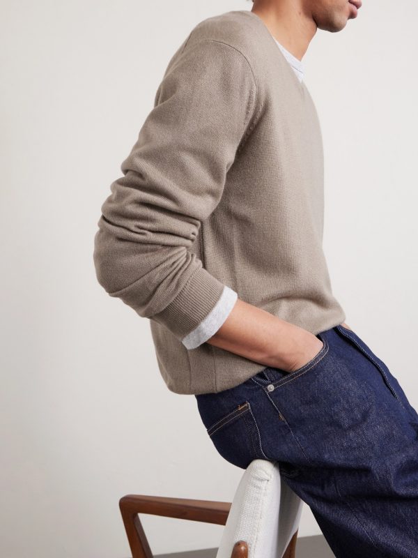 Cashmere and Silk-Blend Sweater - CU