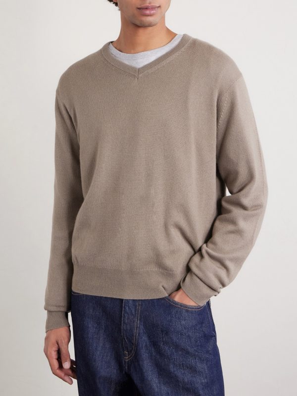 Cashmere and Silk-Blend Sweater - FR