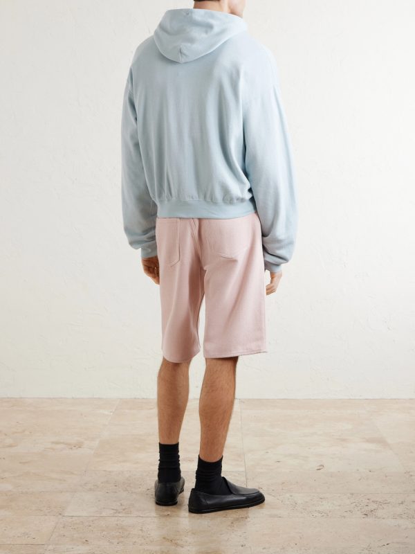 Wide-Leg Silk Shorts - BK