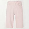 Wide-Leg Silk Shorts