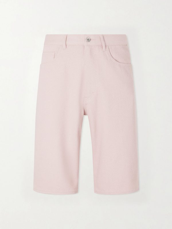 Wide-Leg Silk Shorts