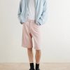 Wide-Leg Silk Shorts - OU