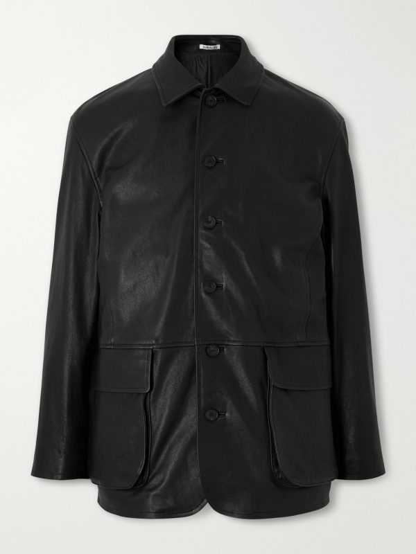Full-Grain Leather Jacket Full-Grain Leather Jacket