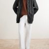 Full-Grain Leather Jacket - OU Full-Grain Leather Jacket - OU