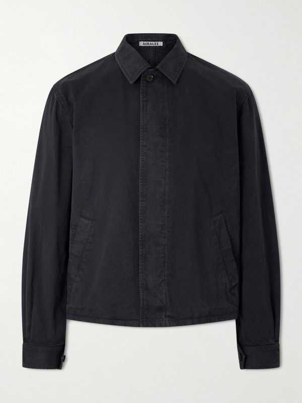 Garment-Dyed Cotton-Twill Blouson Jacket Garment-Dyed Cotton-Twill Blouson Jacket