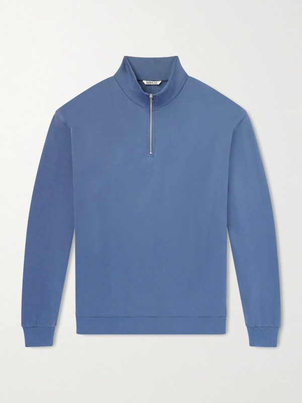 Cotton Half-Zip Sweatshirt Cotton Half-Zip Sweatshirt