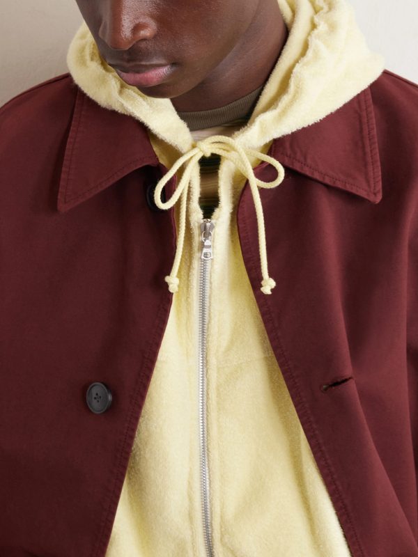 Cotton-Blend Terry Zip-Up Hoodie - CU Cotton-Blend Terry Zip-Up Hoodie - CU