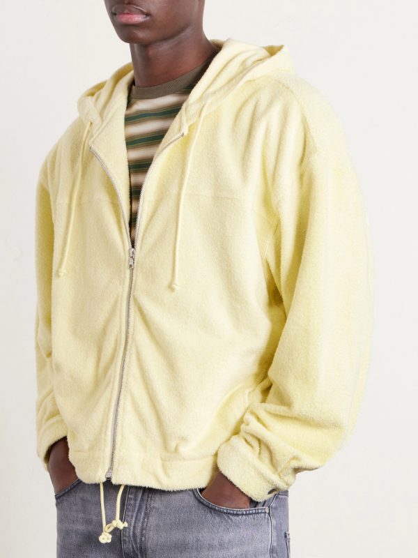 Cotton-Blend Terry Zip-Up Hoodie - FR Cotton-Blend Terry Zip-Up Hoodie - FR