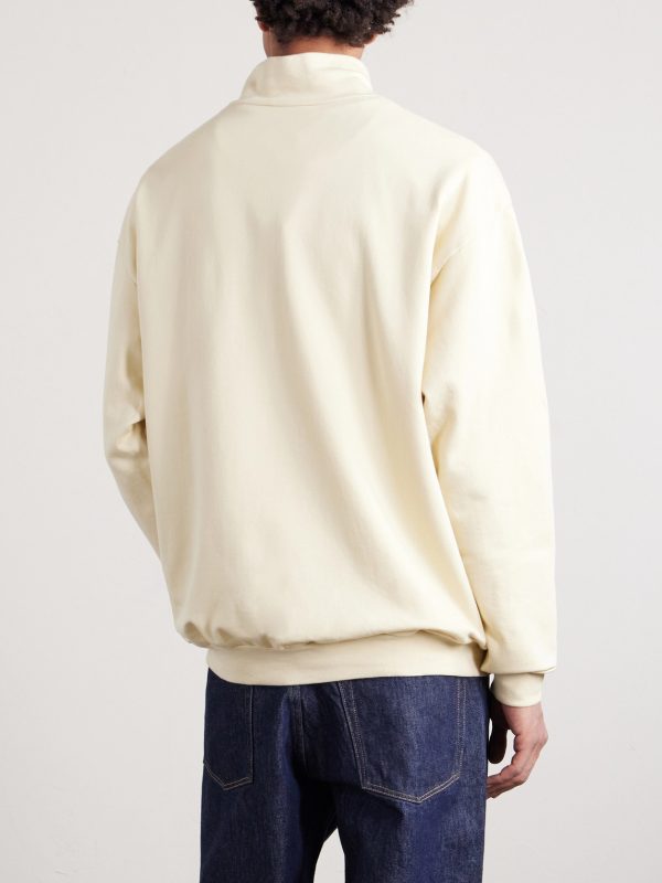 Cotton Half-Zip Sweatshirt - BK