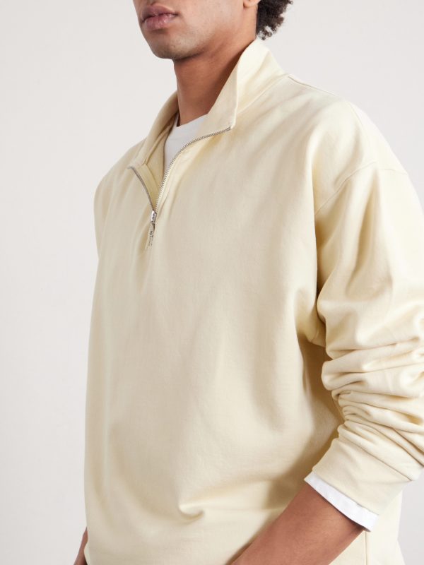 Cotton Half-Zip Sweatshirt - CU