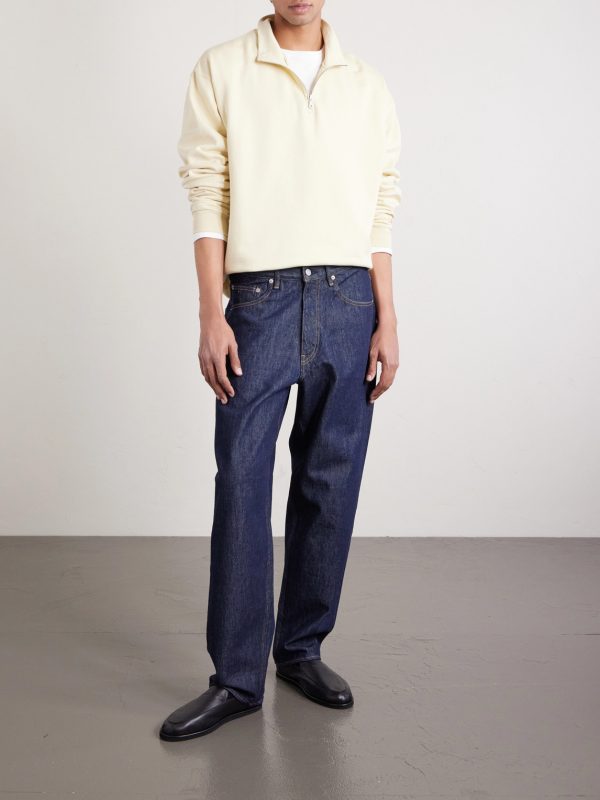Cotton Half-Zip Sweatshirt - OU
