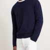 Brushed Cashmere and Cotton-Blend Sweater - FR