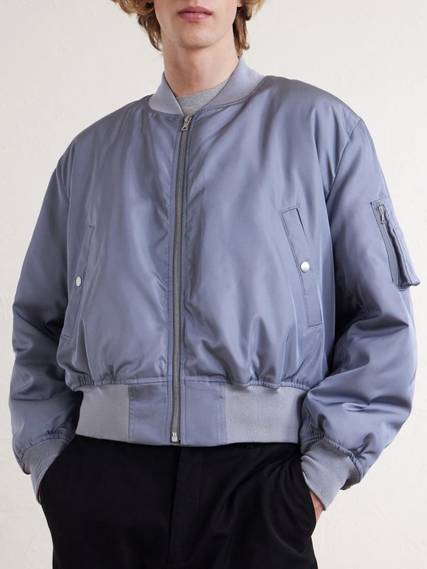 Silk-Twill Bomber Jacket - FR Silk-Twill Bomber Jacket - FR