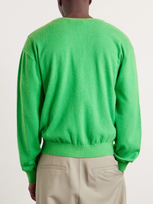 Brushed Cashmere and Cotton-Blend Cardigan - BK Brushed Cashmere and Cotton-Blend Cardigan - BK