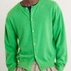 Brushed Cashmere and Cotton-Blend Cardigan - FR Brushed Cashmere and Cotton-Blend Cardigan - FR