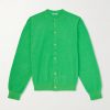 Brushed Cashmere and Cotton-Blend Cardigan Brushed Cashmere and Cotton-Blend Cardigan