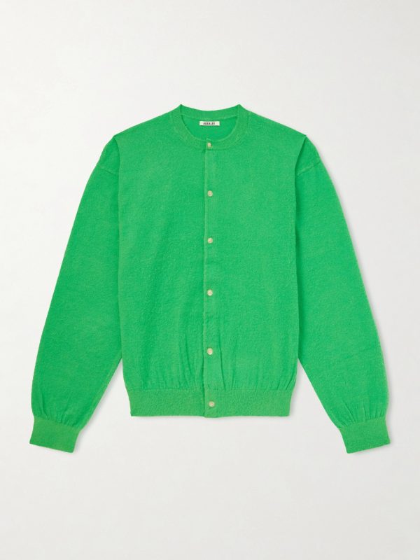 Brushed Cashmere and Cotton-Blend Cardigan Brushed Cashmere and Cotton-Blend Cardigan