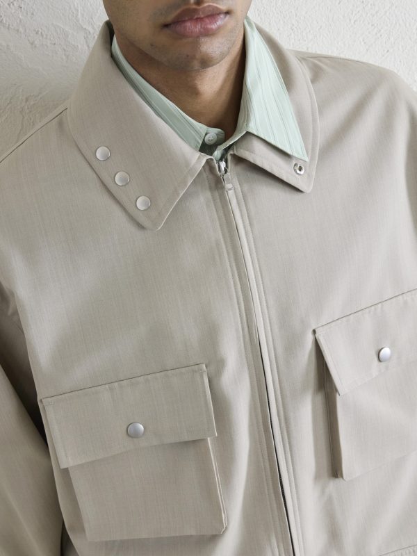 Wool-Canvas Blouson Jacket - E2 Wool-Canvas Blouson Jacket - E2