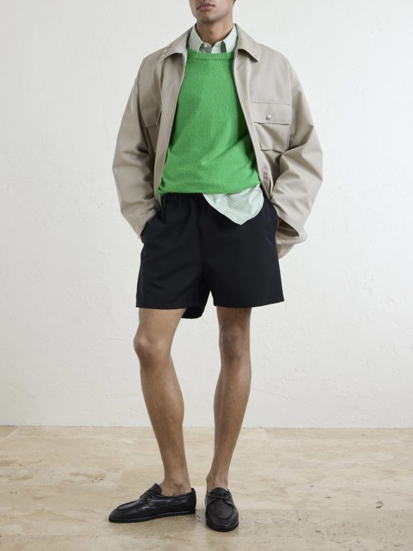 Wool-Canvas Blouson Jacket - OU Wool-Canvas Blouson Jacket - OU