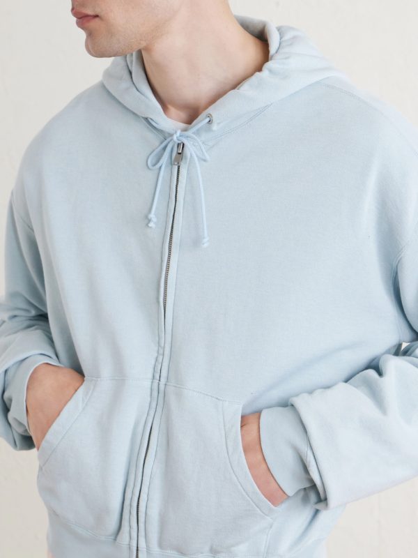 Cotton, Wool and Silk-Blend Zip-Up Hoodie - CU