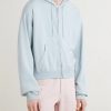 Cotton, Wool and Silk-Blend Zip-Up Hoodie - FR