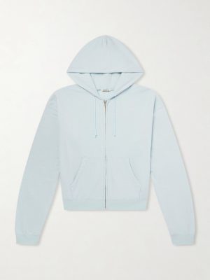 Cotton, Wool and Silk-Blend Zip-Up Hoodie Cotton, Wool and Silk-Blend Zip-Up Hoodie