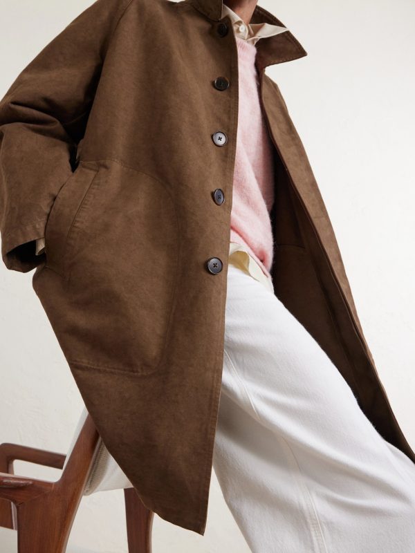 Garment-Dyed Cotton-Twill Coat - E1 Garment-Dyed Cotton-Twill Coat - E1