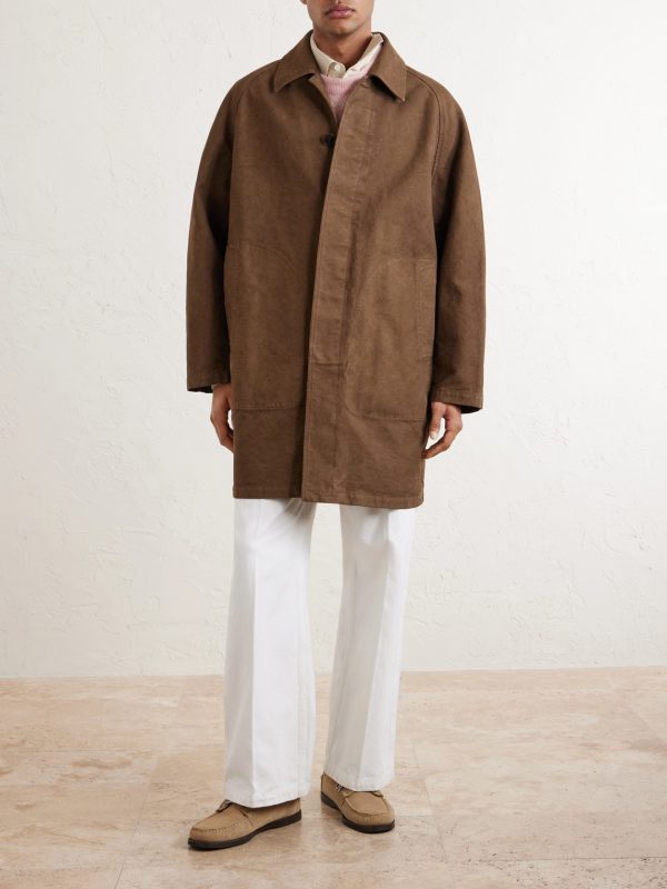 Garment-Dyed Cotton-Twill Coat - FR Garment-Dyed Cotton-Twill Coat - FR