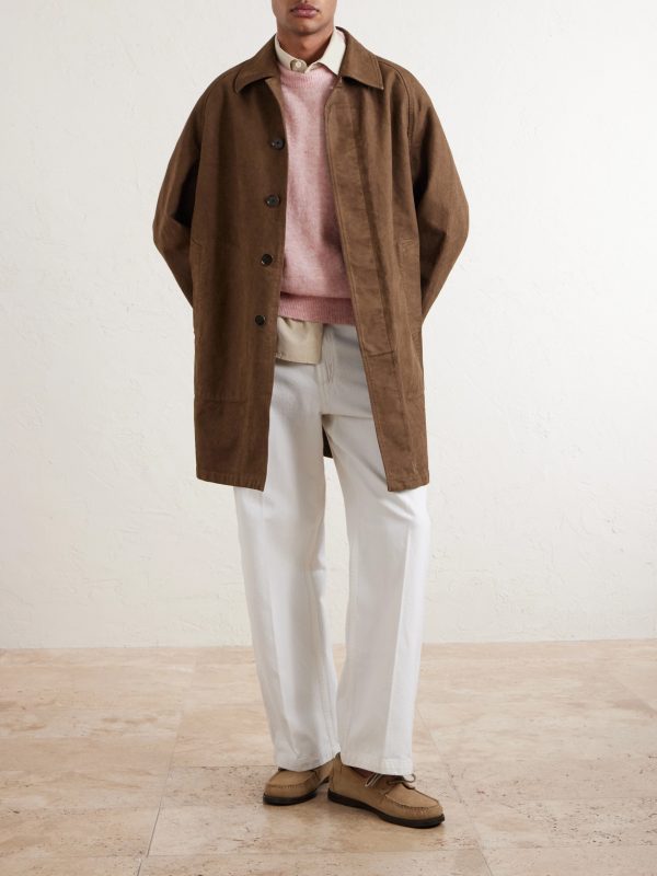 Garment-Dyed Cotton-Twill Coat - OU Garment-Dyed Cotton-Twill Coat - OU