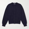 Brushed Cashmere and Cotton-Blend Cardigan Brushed Cashmere and Cotton-Blend Cardigan