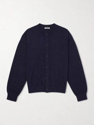 Brushed Cashmere and Cotton-Blend Cardigan Brushed Cashmere and Cotton-Blend Cardigan