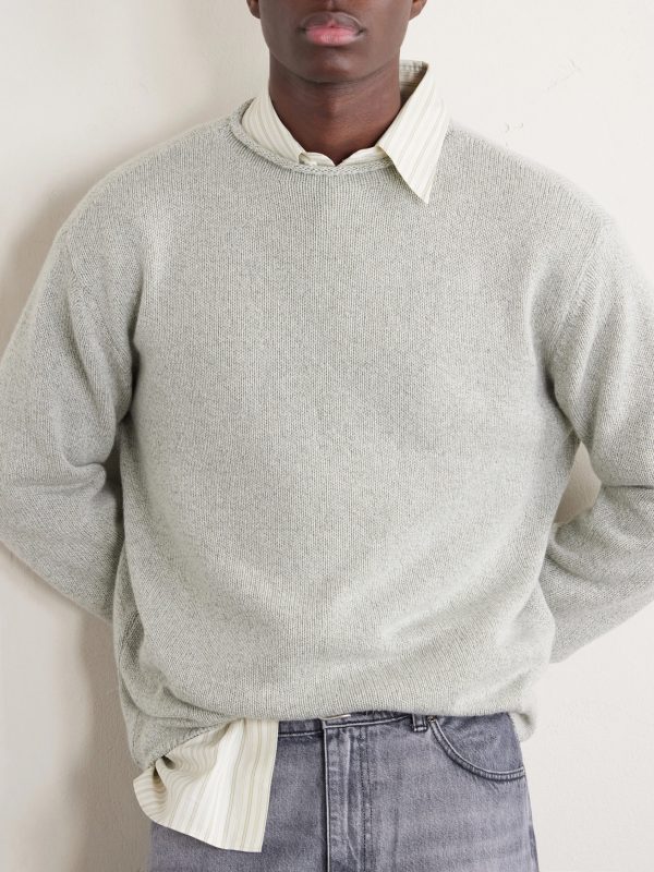 Cashmere and Silk-Blend Sweater - CU