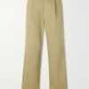 Wide-Leg Pleated Paint-Splattered Cotton-Twill Chinos Wide-Leg Pleated Paint-Splattered Cotton-Twill Chinos