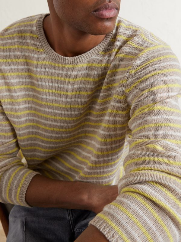 Summer Striped Cashmere Sweater - CU Summer Striped Cashmere Sweater - CU