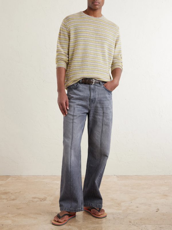Summer Striped Cashmere Sweater - OU Summer Striped Cashmere Sweater - OU
