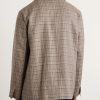Checked Silk and Linen-Blend Tweed Jacket - BK