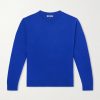 Brushed Cashmere and Cotton-Blend Sweater