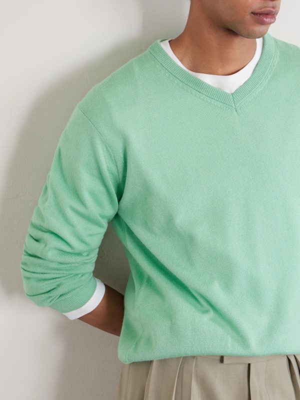 Cashmere and Silk-Blend Sweater - CU