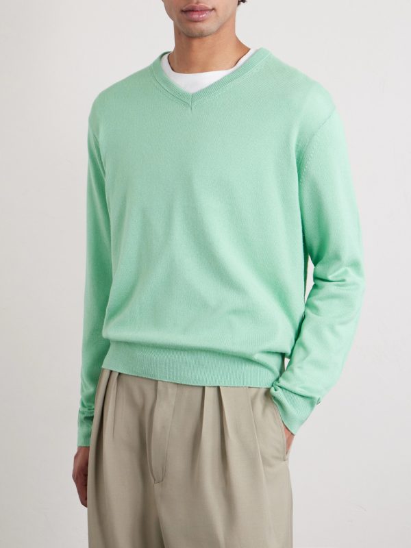 Cashmere and Silk-Blend Sweater - FR