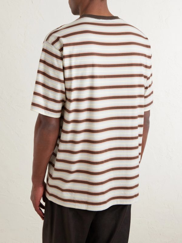Striped Cotton-Jersey T-Shirt - BK