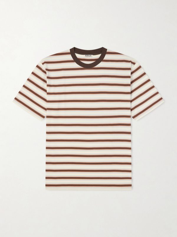 Striped Cotton-Jersey T-Shirt