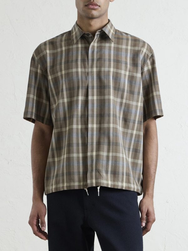 Checked Wool Shirt - FR