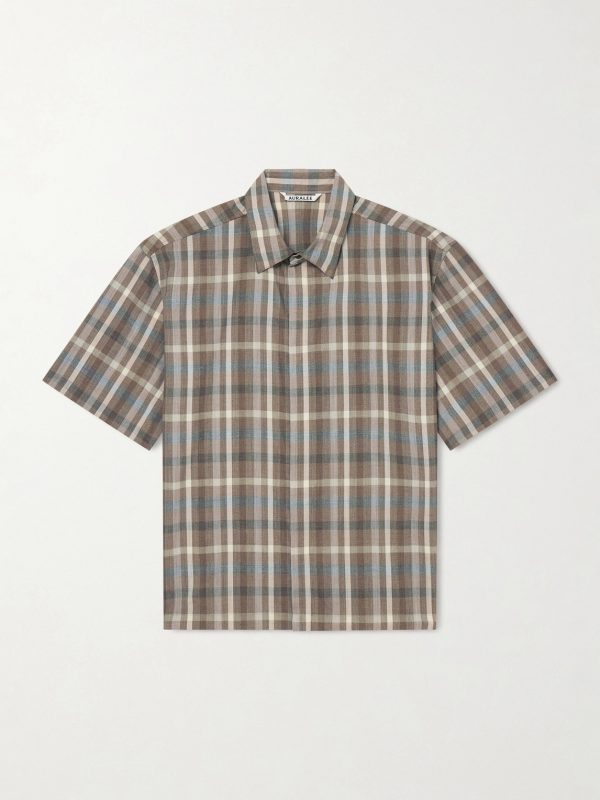 Checked Wool Shirt