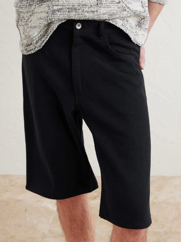 Wide-Leg Silk Shorts - CU Wide-Leg Silk Shorts - CU