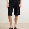 Wide-Leg Silk Shorts - FR Wide-Leg Silk Shorts - FR